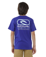 The Rip Curl Boys Boys Future Evolution Logo T-Shirt in Wild Berry