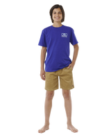 The Rip Curl Boys Boys Future Evolution Logo T-Shirt in Wild Berry