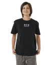 The Rip Curl Boys Boys Future Evolution Art T-Shirt in Black