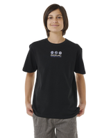 The Rip Curl Boys Boys Future Evolution Art T-Shirt in Black