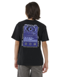 The Rip Curl Boys Boys Future Evolution Art T-Shirt in Black