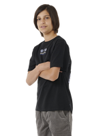 The Rip Curl Boys Boys Future Evolution Art T-Shirt in Black