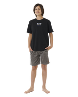 The Rip Curl Boys Boys Future Evolution Art T-Shirt in Black