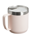 The Stanley Classic Legendary Camp 12oz Mug in Rose Quartz