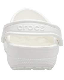 The Crocs Womens Classic Clogs in White