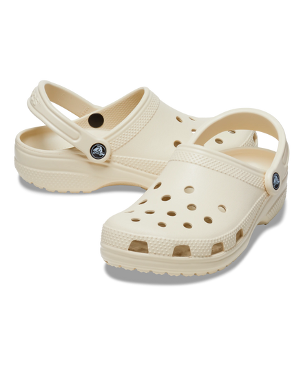 The Crocs Womens Classic Clogs in Bone