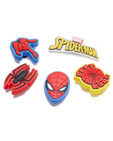 The Crocs Spider Man Jibbitz (5 Pack) in Assorted