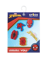 The Crocs Spider Man Jibbitz (5 Pack) in Assorted