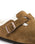 The Birkenstock Womens Boston Shearling Slippers in Mink