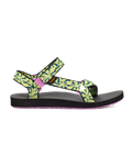 The Teva Womens Original Universal Sandals in Beach Floral Wild Lime