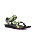 The Teva Womens Original Universal Sandals in Beach Floral Wild Lime