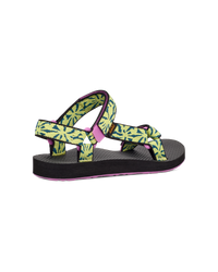 The Teva Womens Original Universal Sandals in Beach Floral Wild Lime