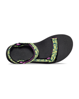 The Teva Womens Original Universal Sandals in Beach Floral Wild Lime