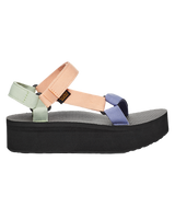 The Teva Womens Flatform Universal in Sherbert Multi