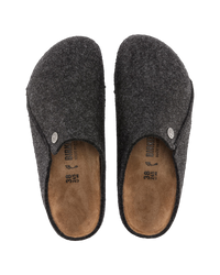 Zermatt Wool Felt Slipper in Anthracite