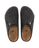 Zermatt Wool Felt Slipper in Anthracite