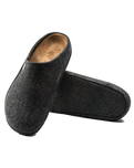 Zermatt Wool Felt Slipper in Anthracite