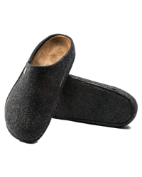 Zermatt Wool Felt Slipper in Anthracite