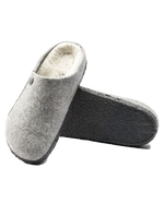 Zermatt Shearling Slipper in Light Grey