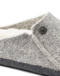 Zermatt Shearling Slipper in Light Grey