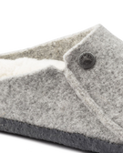 Zermatt Shearling Slipper in Light Grey