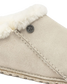 Zermatt Premium Suede Leather Slipper in Antique White