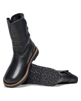 Uppsala Natural Leather Boots in Black