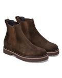 Highwood Suede Leather Boots in Mocha