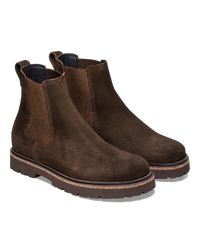 Highwood Suede Leather Boots in Mocha