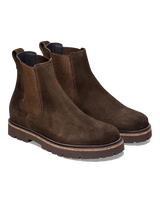 Highwood Suede Leather Boots in Mocha