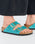 The Birkenstock Womens Arizona Oiled Leather Sandals in Biscay Bay