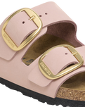 The Birkenstock Womens Arizona Big Buckle Sandals in Soft Pink