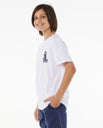 Boys Search Stack T-Shirt in White