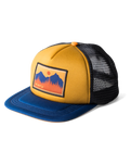 The Kavu Mens Foam Dome Trucker Cap in Sunset Skies