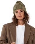 The Barts Womens Jasmin Beanie in Pale Army