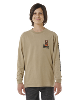 The Rip Curl Boys Boys Search Stack T-Shirt in Sand Dune