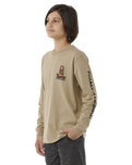 The Rip Curl Boys Boys Search Stack T-Shirt in Sand Dune