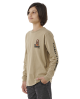 The Rip Curl Boys Boys Search Stack T-Shirt in Sand Dune