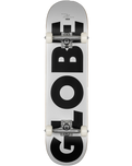The Globe G0 Fubar 31.63" Skateboard in White & Black