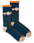 The Kavu Mens Moonwalk Socks in Mountain Stripe