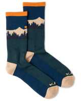 The Kavu Mens Moonwalk Socks in Mountain Stripe