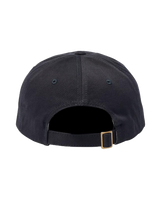 The Brixton Mens Alpha LP Cap in Black Vintage Wash