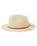 The Brixton Mens Wesley Straw Packable Fedora Hat in Tan