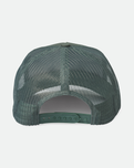 The Brixton Mens Alpha Block Netplus Trucker Hat in Agave Green & Agave Green