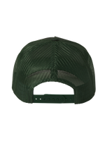 The Brixton Mens Alpha Block X Trucker Cap in Trekking Green