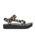 The Teva Womens Midform Universal Sandals in Bounce Black & Lion