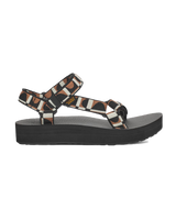 The Teva Womens Midform Universal Sandals in Bounce Black & Lion