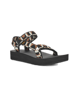 The Teva Womens Midform Universal Sandals in Bounce Black & Lion