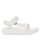 The Teva Womens Midform Universal Sandals in Bright White