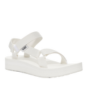 The Teva Womens Midform Universal Sandals in Bright White